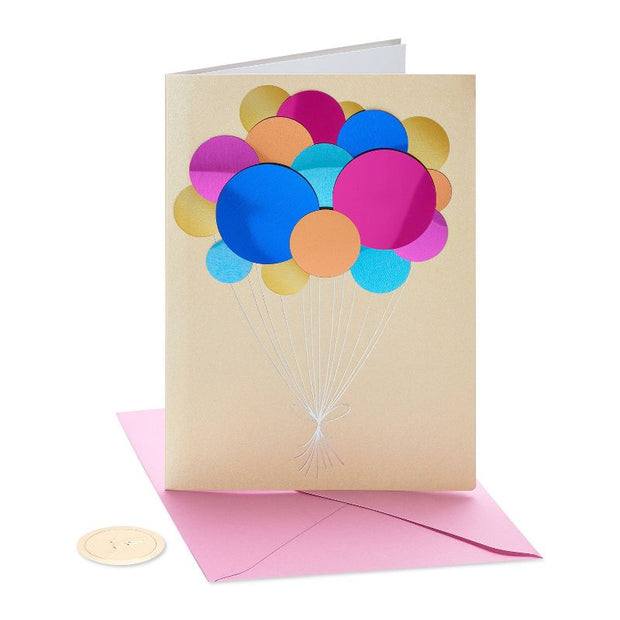 Birthday Card Balloons