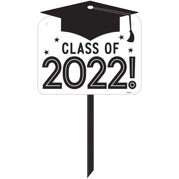 Graduation "2022" Yard Sign, 14'' x 15''