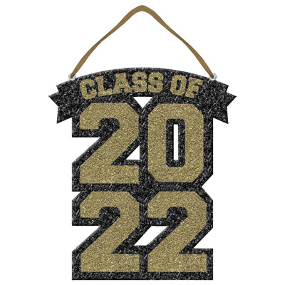 Graduation Sign "Class of 2022", Gold