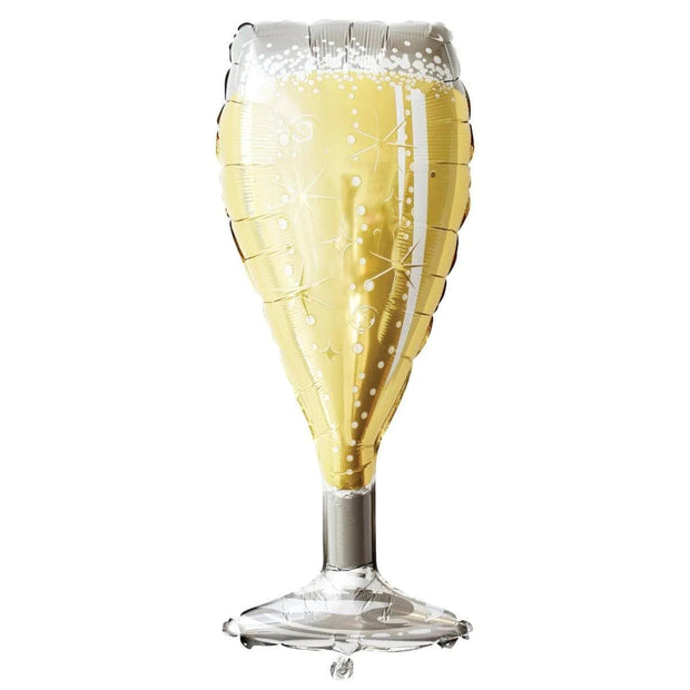 Champagne Glass Supershape Foil Balloon